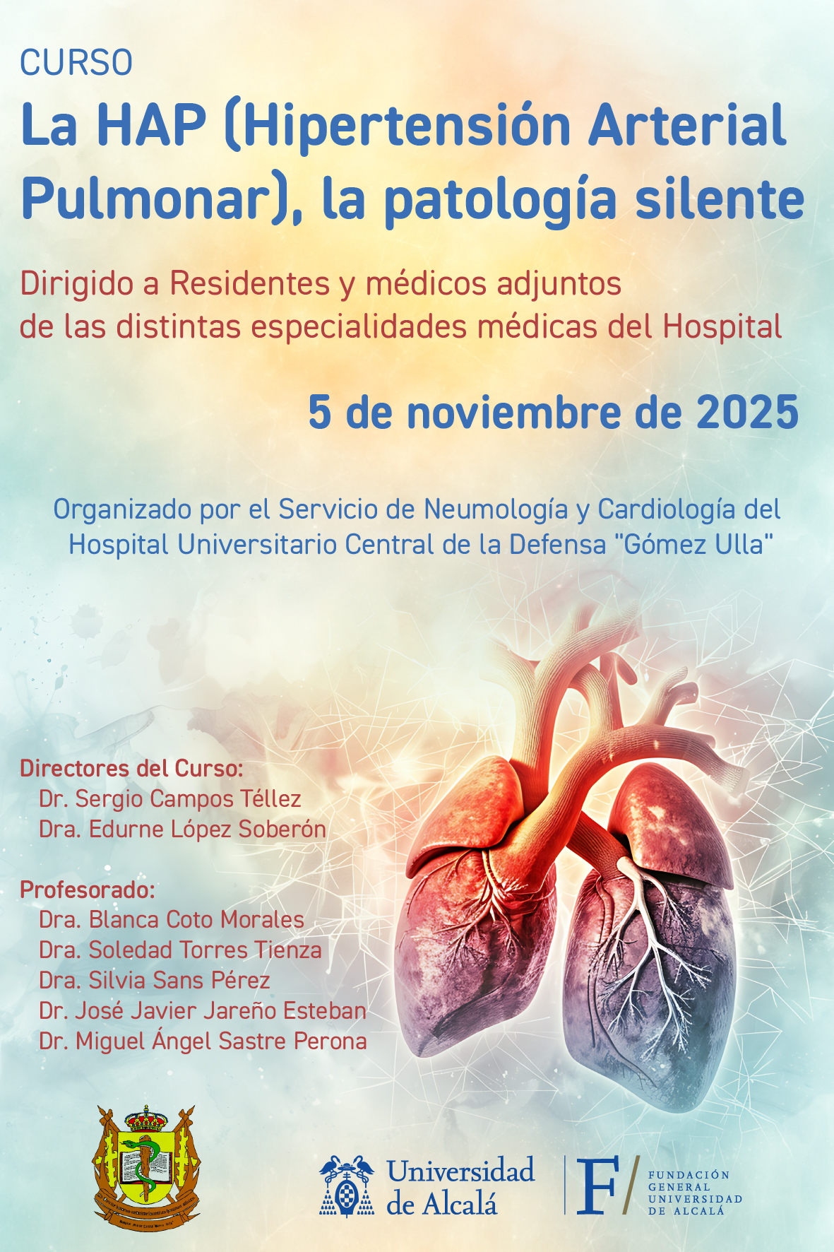 Jornada Hipertensión Arterial Pulmonar, la patología silente