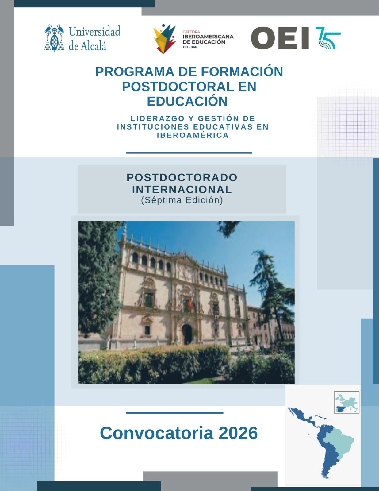 Programa de formación Postdoctoral en Educación 2026